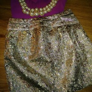 Kimchi Blue Rose Gold Skirt